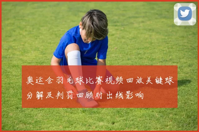 奥运会羽毛球比赛视频回放关键球分解及判罚回顾对出线影响